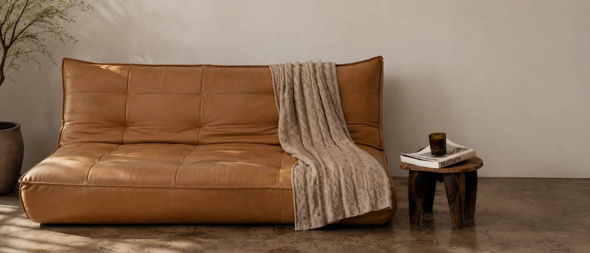 Decorative cushions styled in a modern interior