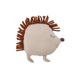 Hope Hedgehog denim cushion